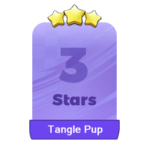 MMOJUGG Monopoly Go Tangle Pup 3 Stars-S16-2 Details View of Item Function and Use